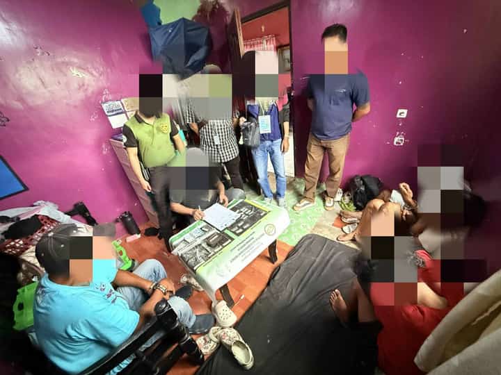 Four suspects were arrested after the Philippine Drug Enforcement Agency (PDEA) Nueva Ecija Provincial Office conducted an operation at a drug den in Barangay Camp Tinio here on September 11, 2025.