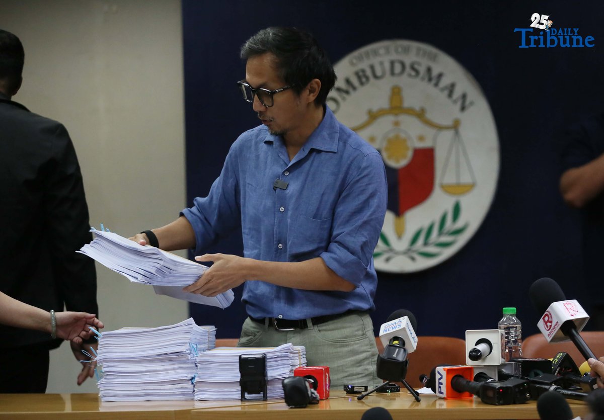 On Thursday, September 11, 2025, Department of Public Works and Highways Secretary Vince Dizon filed cases against 25 individuals and four contractors for violations of the Anti-Graft and Corrupt Practices Act, the Government Procurement Reform Act, and malversation through falsification of public documents. The charges are in connection with anomalous flood control projects and were filed before the Office of the Ombudsman in Quezon City.