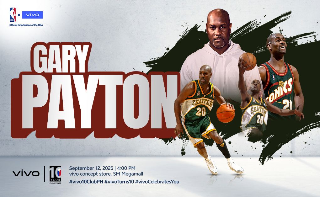 Meet NBA Legend Gary Payton live in Manila with vivo