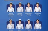 THE eight cum laudes from West Visayas State University.