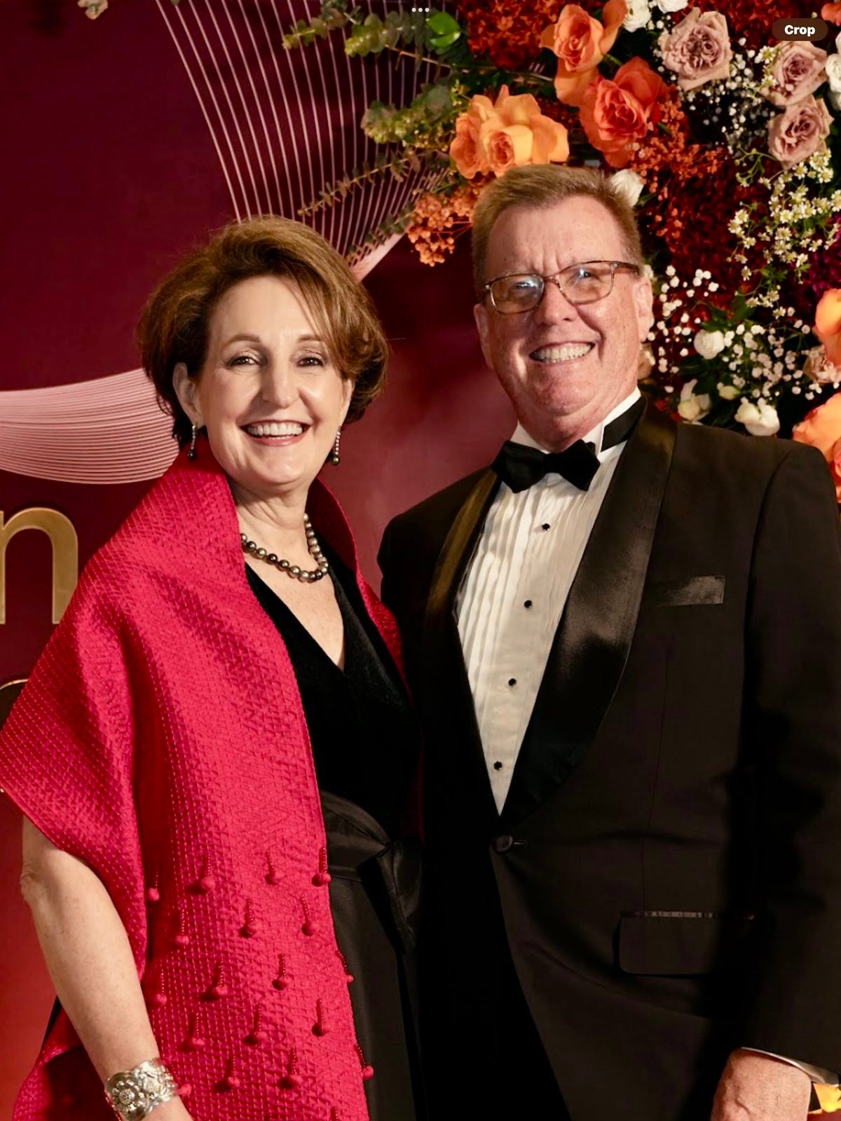 USA Ambassador MaryKay Carlson and Mr. Aubrey Carlson.