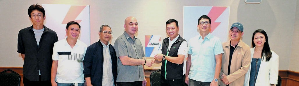 Continued collaboration. Toyota Aisin Philippines Inc. (TAP) has renewed its retail electricity supply agreement with MPower. Seen in the photo (from left) are TAP Senior Manager Coordinator Yoshiaki Masuda, TAP Plant Facility Manager Florentino Castillo, TAP Deputy General Manager (IN-DIRECT) Armando Alilang, TAP Acting General Manager Allan Cantal, First Vice President & MPower Head Redel Domingo, MPower Senior Assistant Vice President & Retail Sales Head Eddie John Adug, MPower Area Head — Central 2 Rolando Abrojena and MPower Area Head — South 1 Glaiza Lampa.
