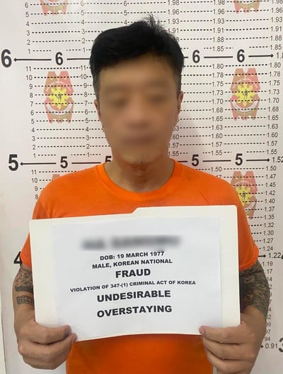 Interpol-wanted Korean nabbed in Pampanga
