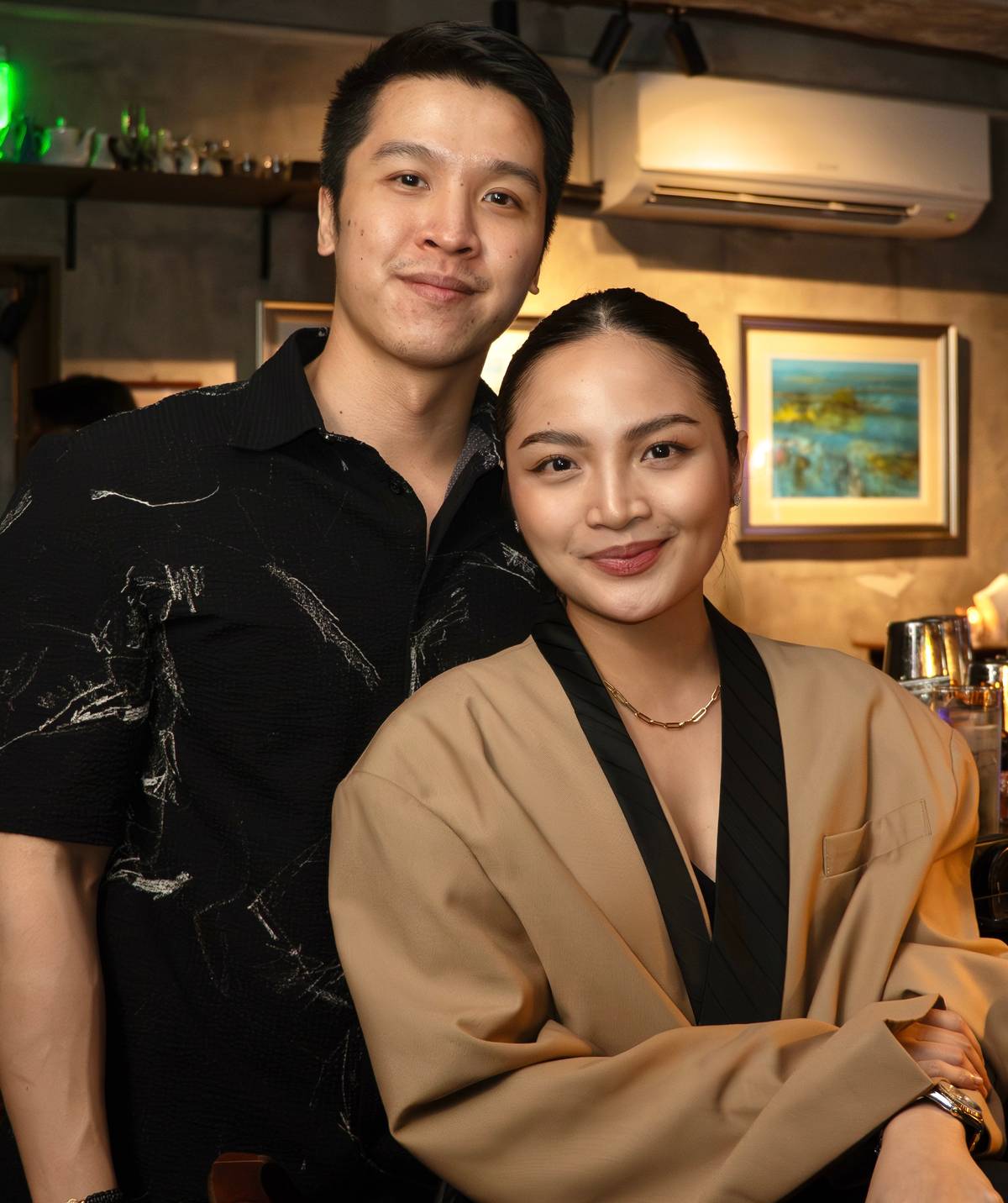 Enzo Alonso and Honey Pangilinan.