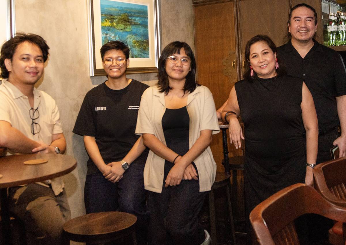 Fundacion Sansó’s Miguel Villaor, Mikee Peña, assistant director Tenie Santos, Rachelle Medina and director Ricky Francisco.