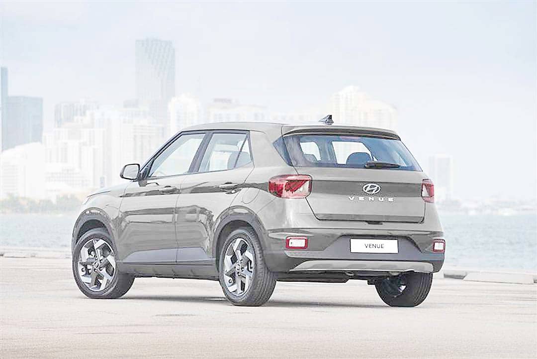 THE Venue’s rear design keeps a clean, upright stance with LED taillights for a distinct finish.