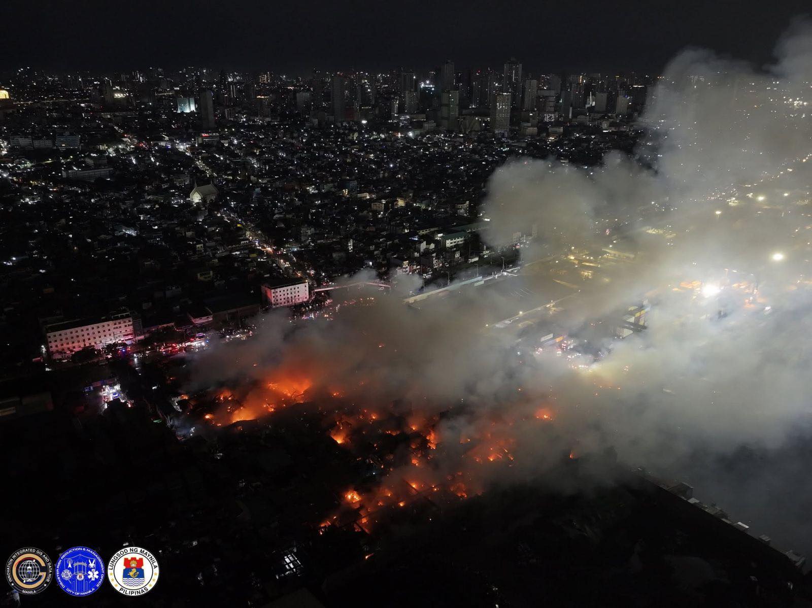 FIRE UPDATE: Barangay 105, Happyland, Tondo