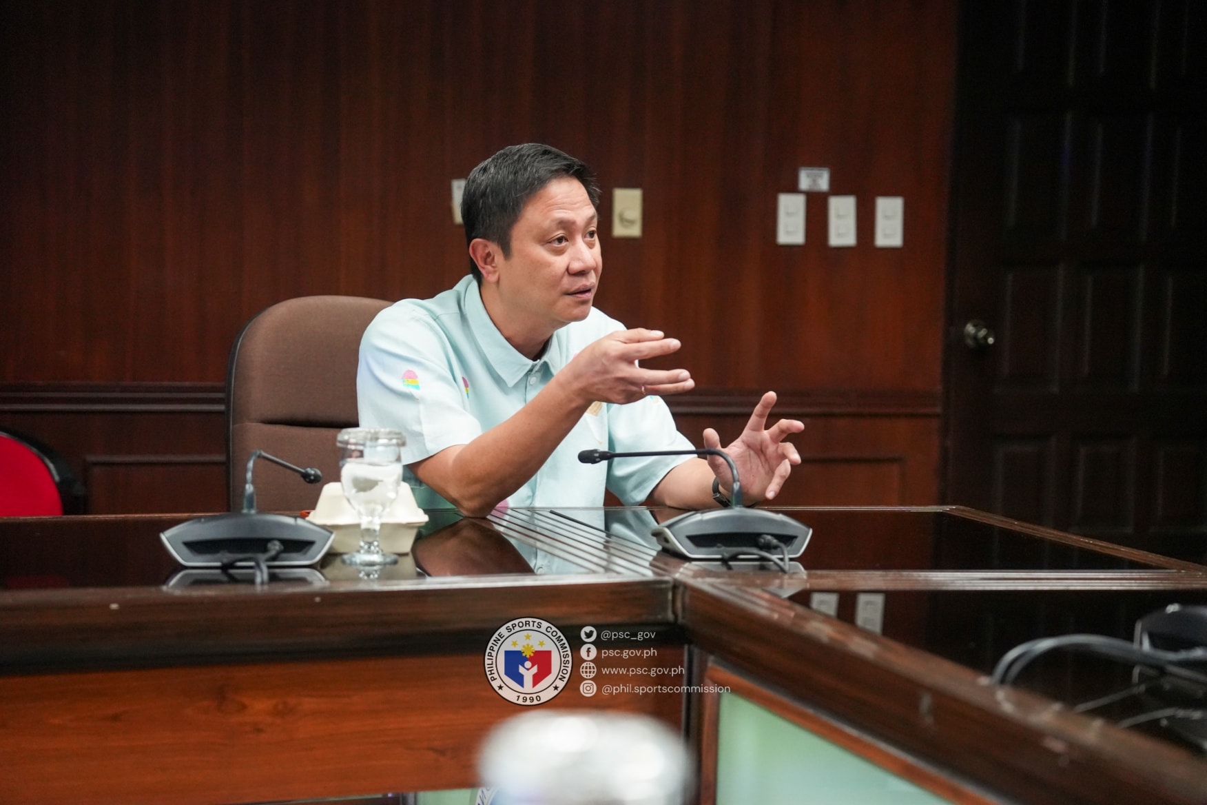 PSC donates balls to Office of the President
