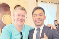Filipino great Manny Pacquiao pays homage to former foe, British all-time great Ricky Hatton, who passed away Sunday in Manchester, England.