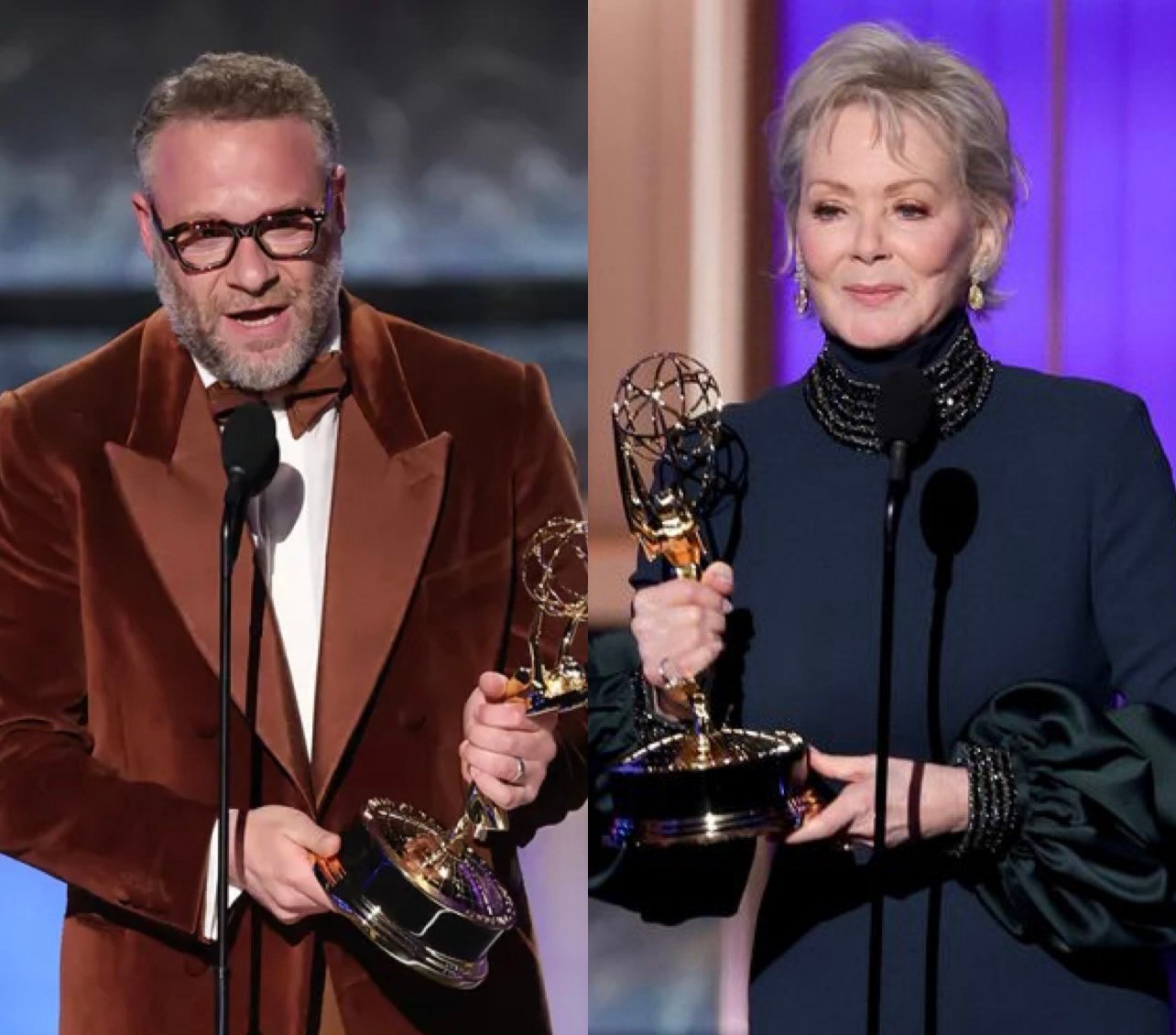 Seth Rogen, Jean Smart are early Emmy 2025 winners