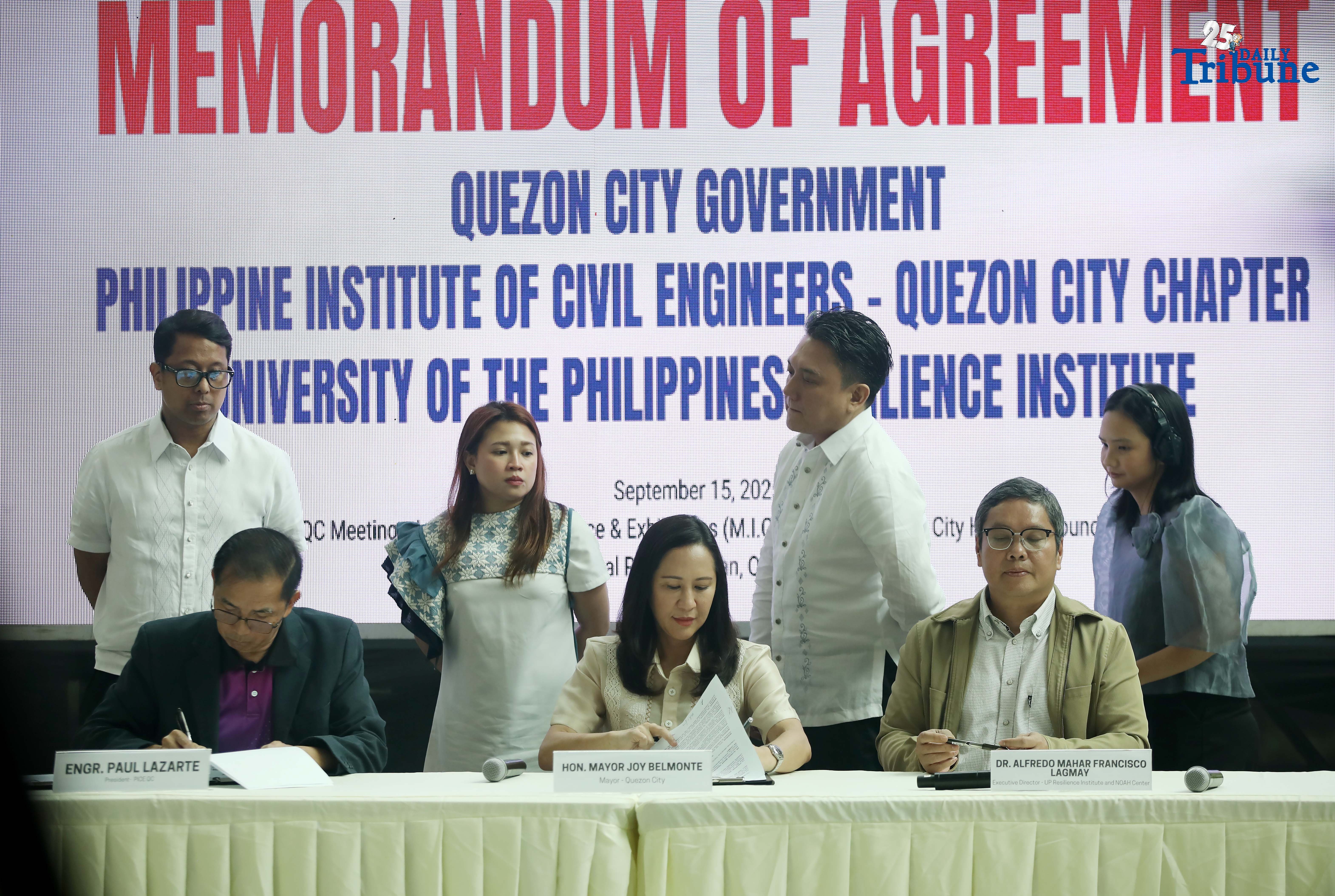 QC seals third pact for science-based flood control, resilient infrastructure