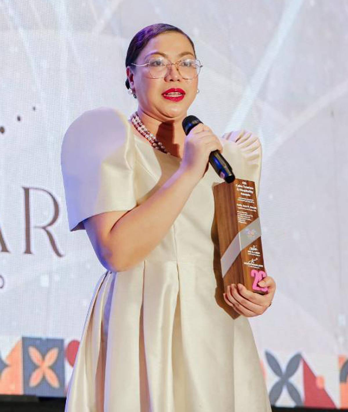 Key Ann Garcia, ‘Hotel and Resort  Manager of the Year,’ NUSTAR Resort and Casino Cebu.