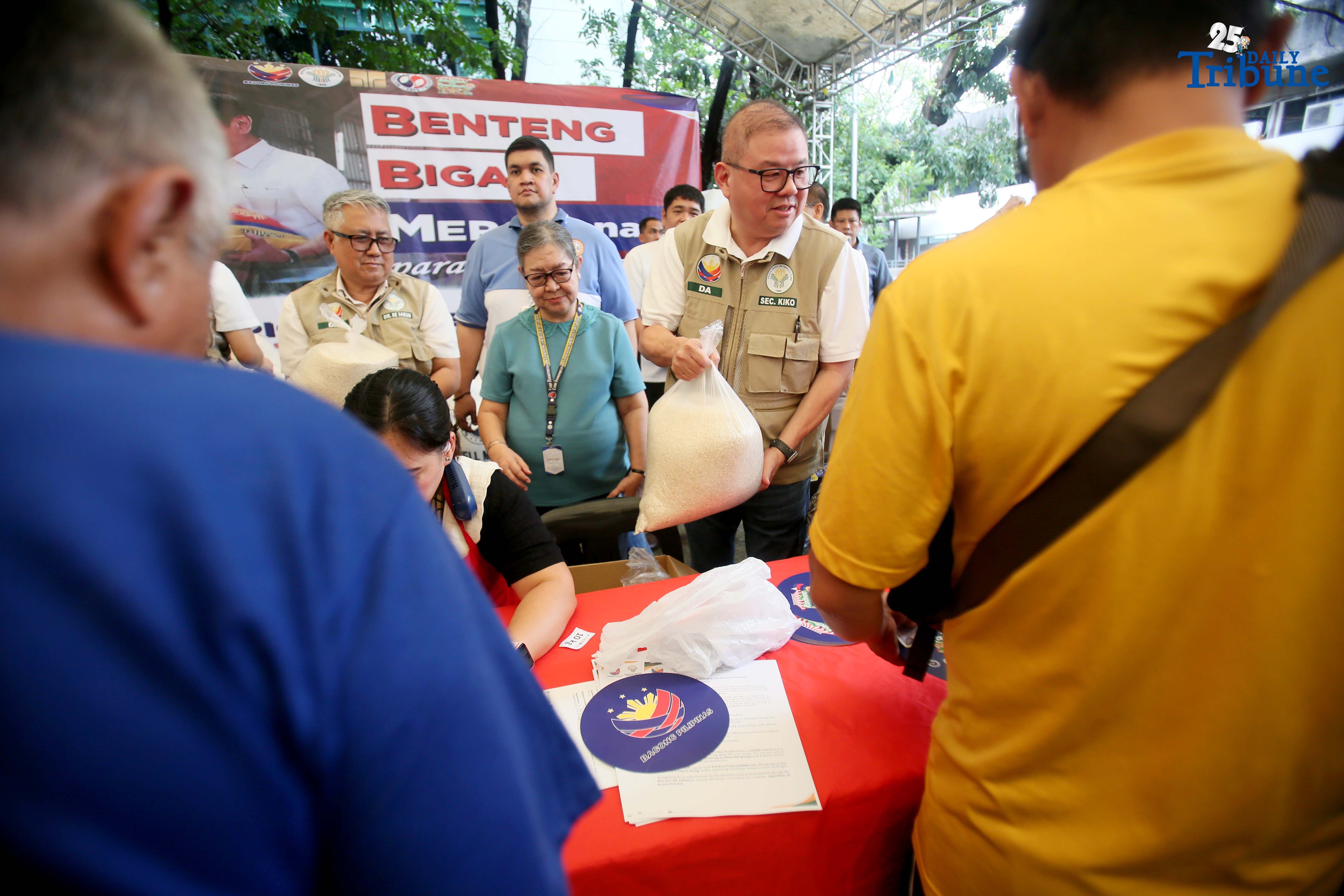 Tiu Laurel leads rollout of P20 rice for transport groups