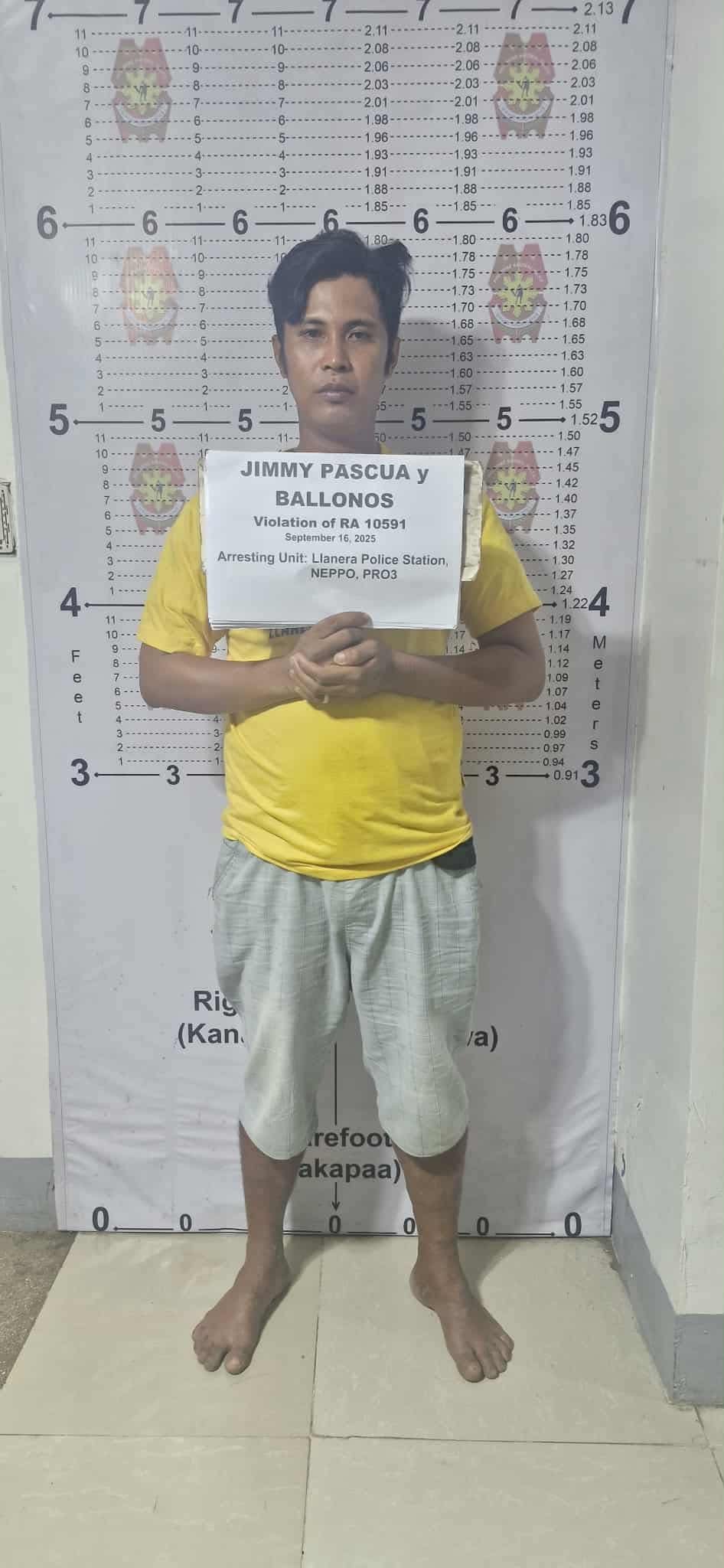 Man arrested for illegal firearm possession inside Nueva Ecija bar