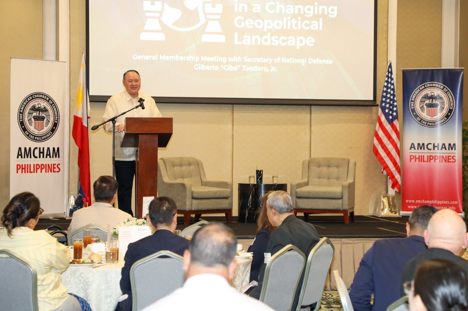 Teodoro says robust defense posture crucial to smaller countries