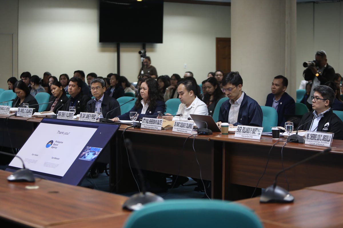 The Senate Subcommittee L of Finance headed by Senator Camile Villar discussed the proposed budget for Philippine Space Agency and Department of Science and Tecnology—including their attached agencies.