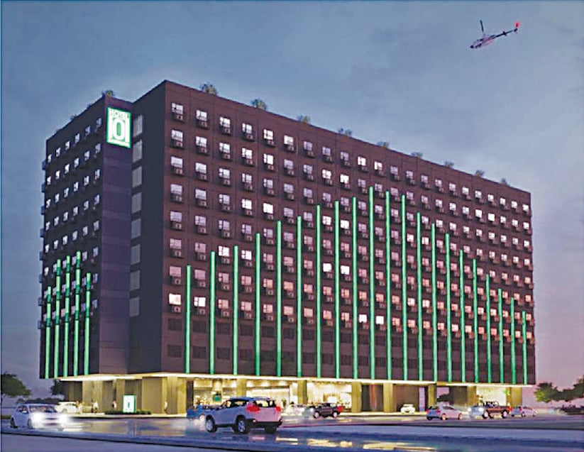 (Pespective and site location of Hotel101 Sihanoukville, Bay of Lights, Cambodia set to have approx. 680 rooms and 30 floors)