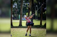 ANA Marie Aguilar sizzles early, firing an 83 to post a 7-shot lead in the opening round of the ICTSI Junior PGT Visayas-Mindanao Series at the Bacolod Golf and Country Club.