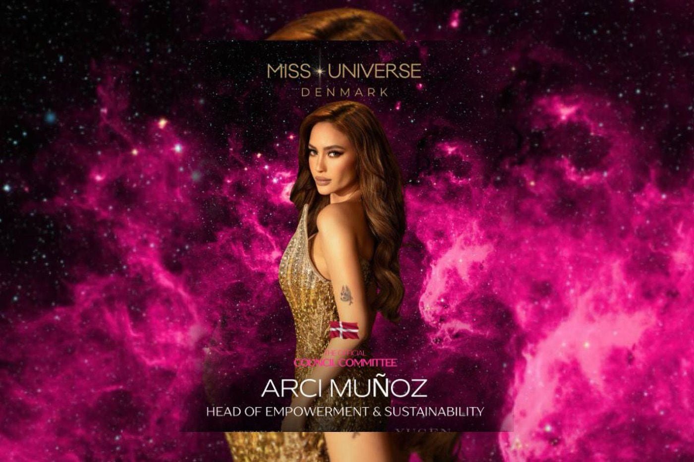 Arci Muñoz joins Miss Universe Denmark Council