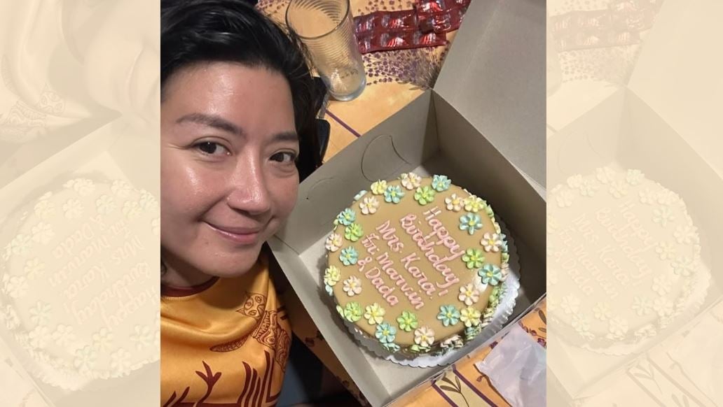 Kara David's indignant birthday wish