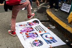Healthcare workers protest flood control corruption