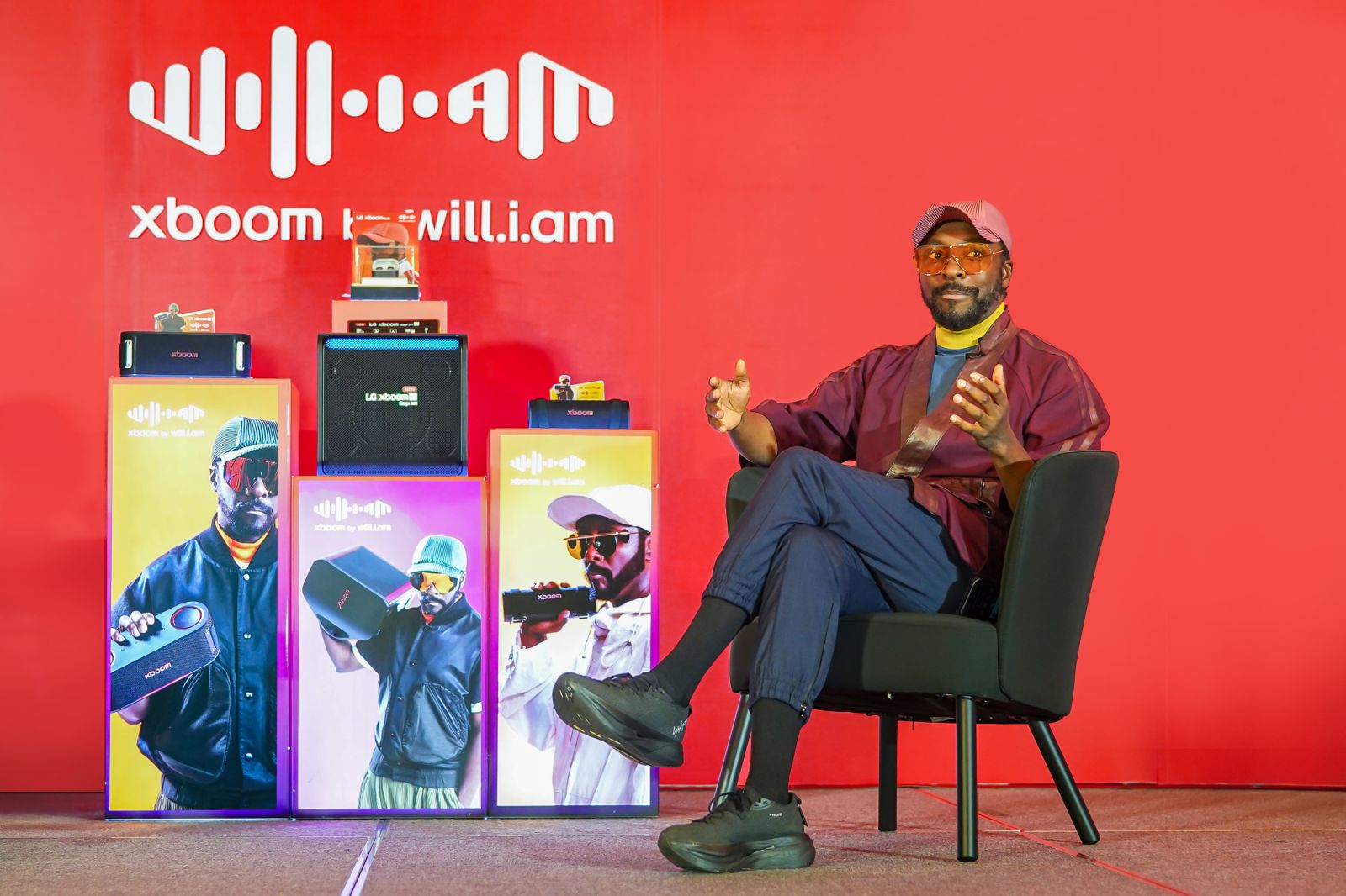 Will.i.am launches LG xBoom AI speakers in Manila