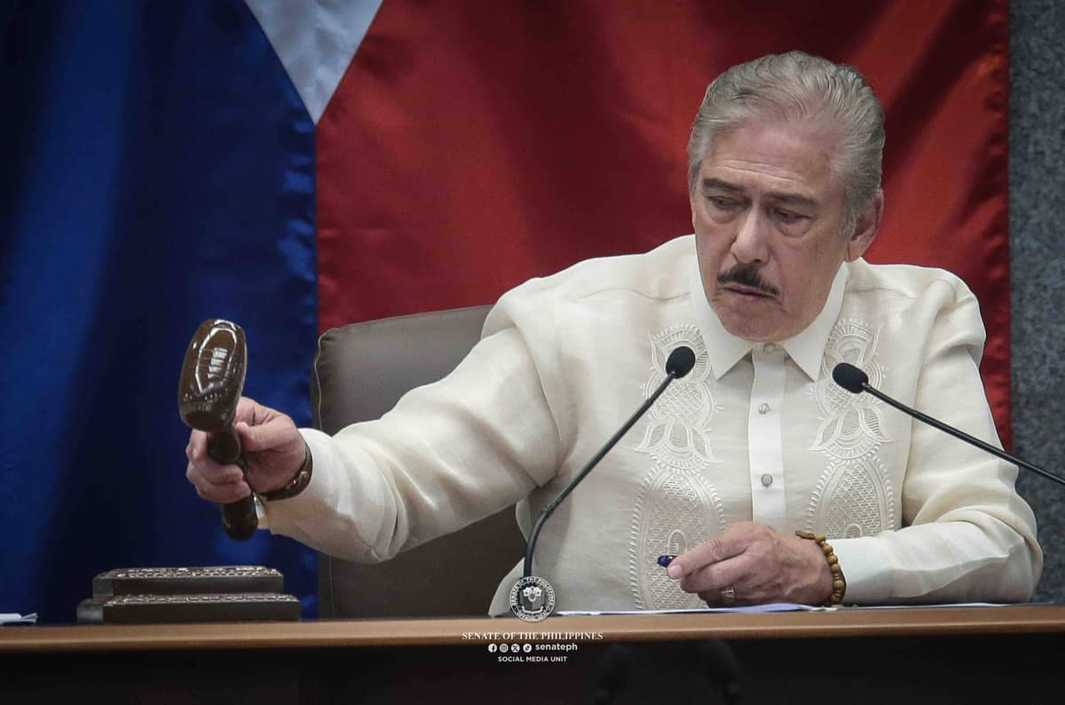 Senator Tito Sotto ousted Senator Chiz Escudero as Senate President.