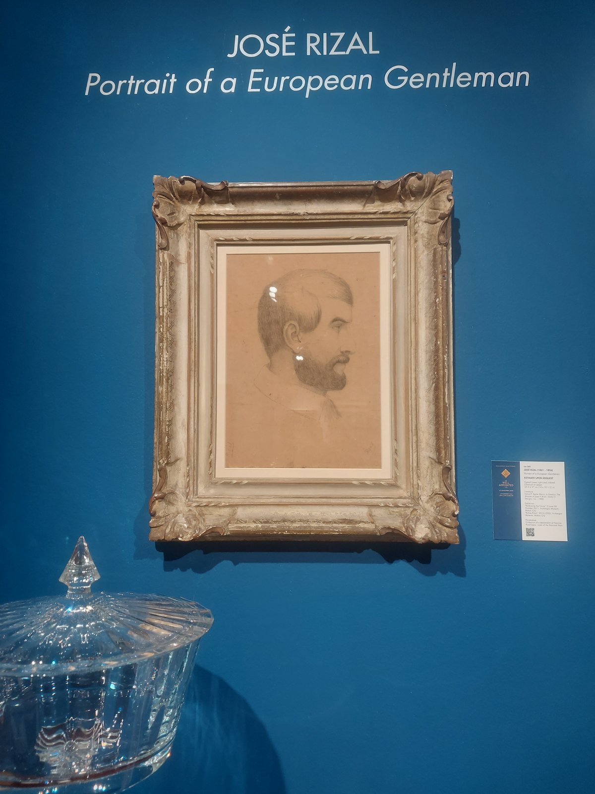 DR. Jose Rizal’s ‘Portrait of a European Gentleman.’