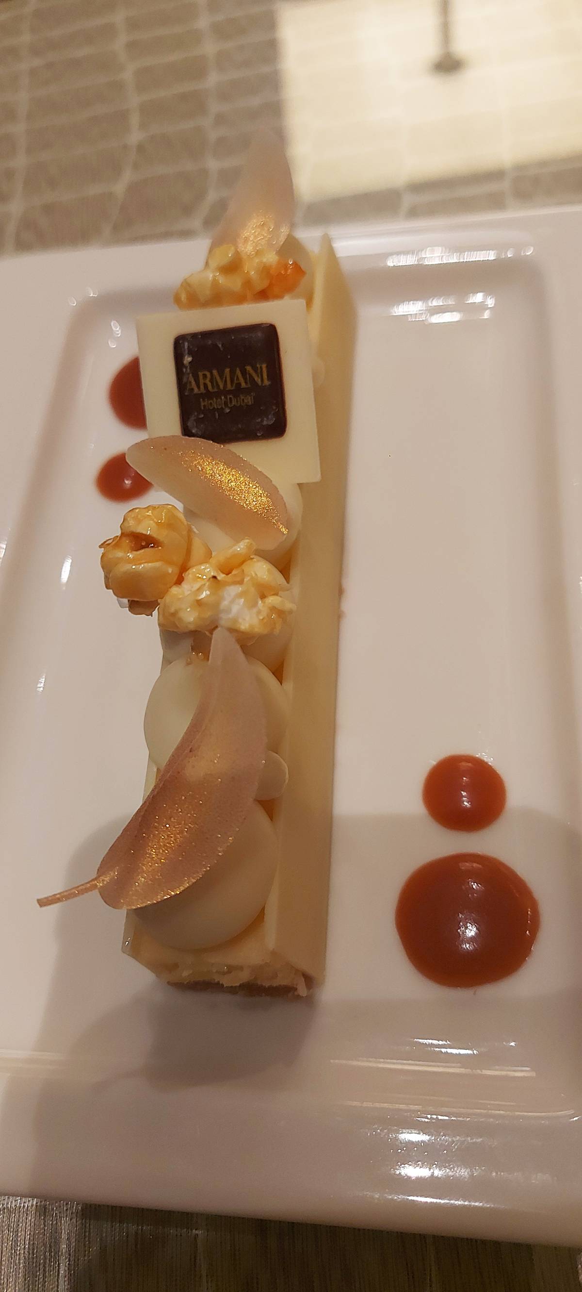 Armani’s favorite cheesecake.