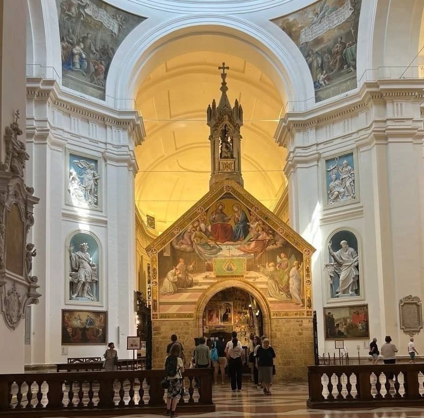 The Porziuncula The revered chapel inside the basilica.