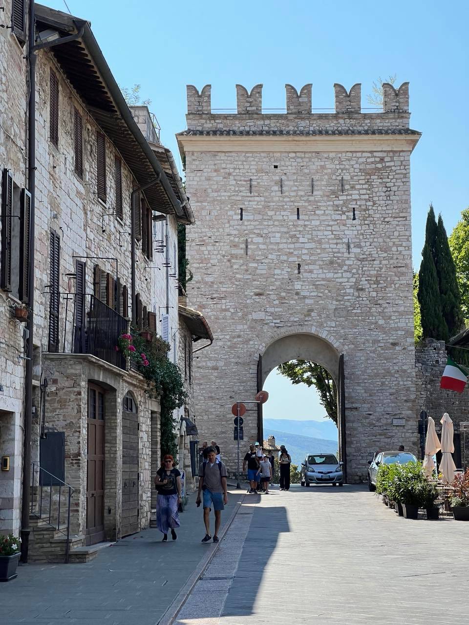 The Medieval Gate Welcome to Assisi.