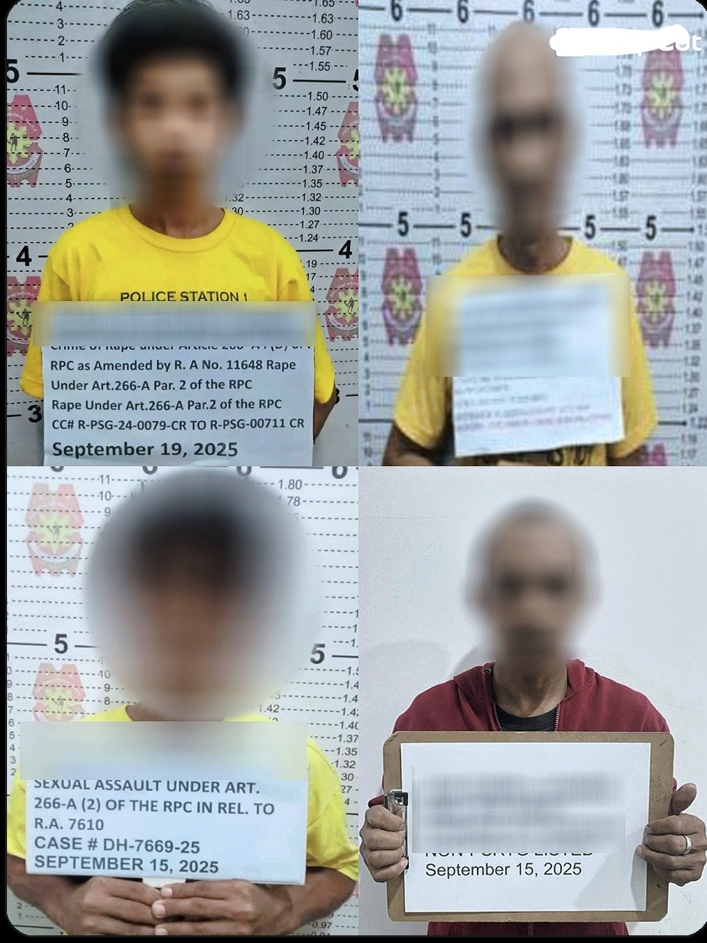 PRO3 arrests wanted suspects in Bataan, Olongapo for sexual crimes