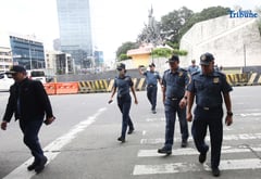 QCPD inspects EDSA People Power Monument ahead of anti-corruption rally