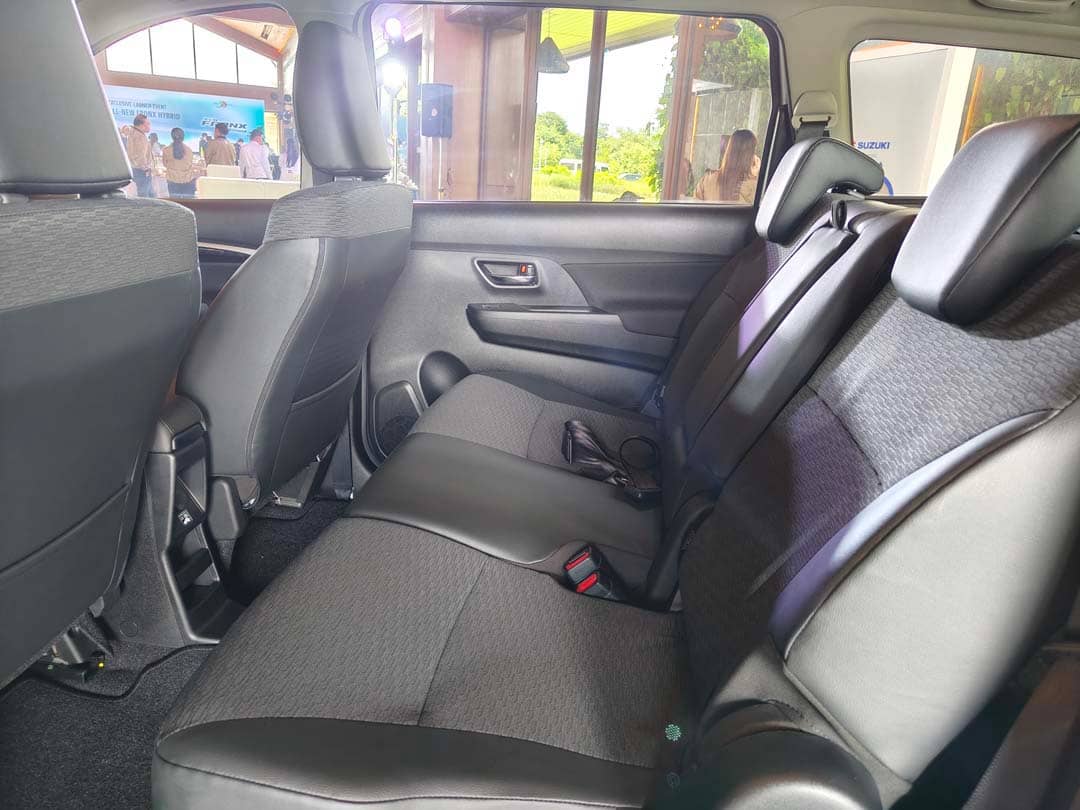 SECOND row seating retains the same layout and upholstery.