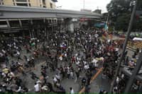 What is expected to be a peaceful protest against corruption on Sunday becomes violent as protesters try to push through the barricade put up at Mendiola in Manila. Scores were injured while at least 17 were arrested during the incident.