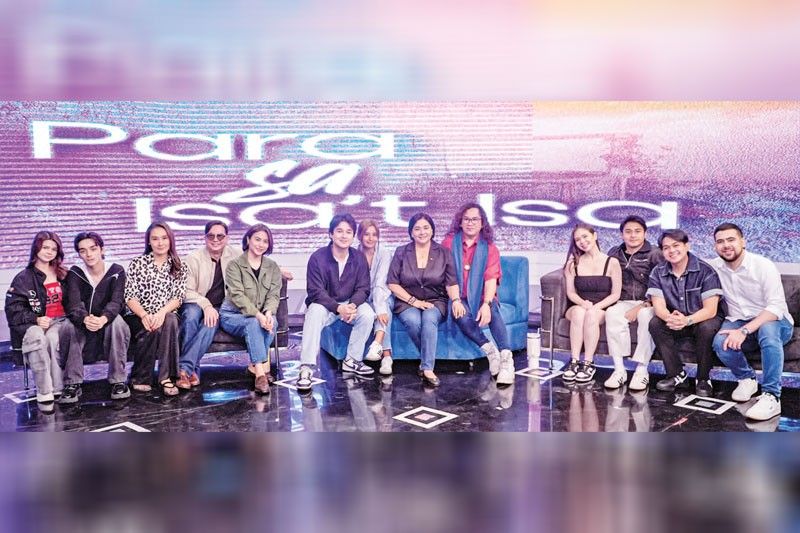 THE cast of 'Para Sa Isa't Isa.'