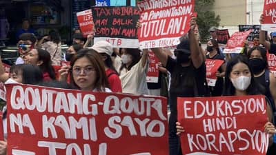 ‘Jail the corrupt,’ cry Angeles demonstrators