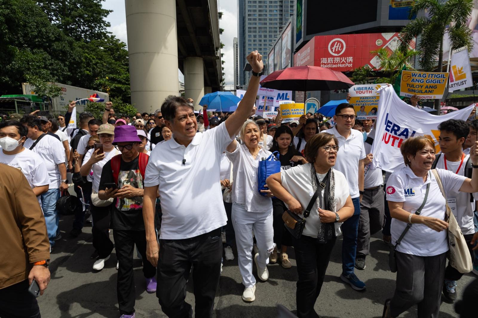 Pangilinan: peaceful protests send strong message to leaders