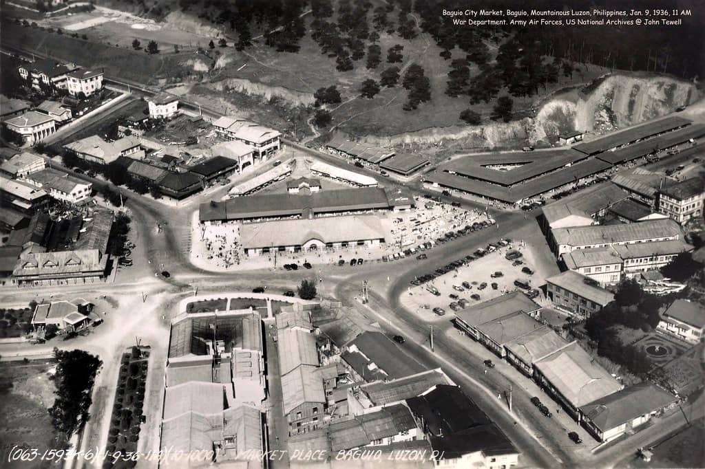 Baguio Stone Market at center.