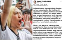 CBCP President Reacts on Vice Gandas trending message at Trillion Peso March