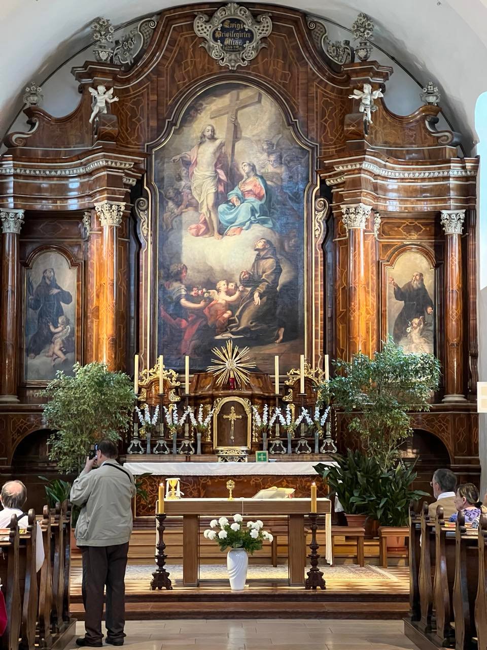 The Main Altar: Holy ground where the Emperor Quartet Vienna performed.