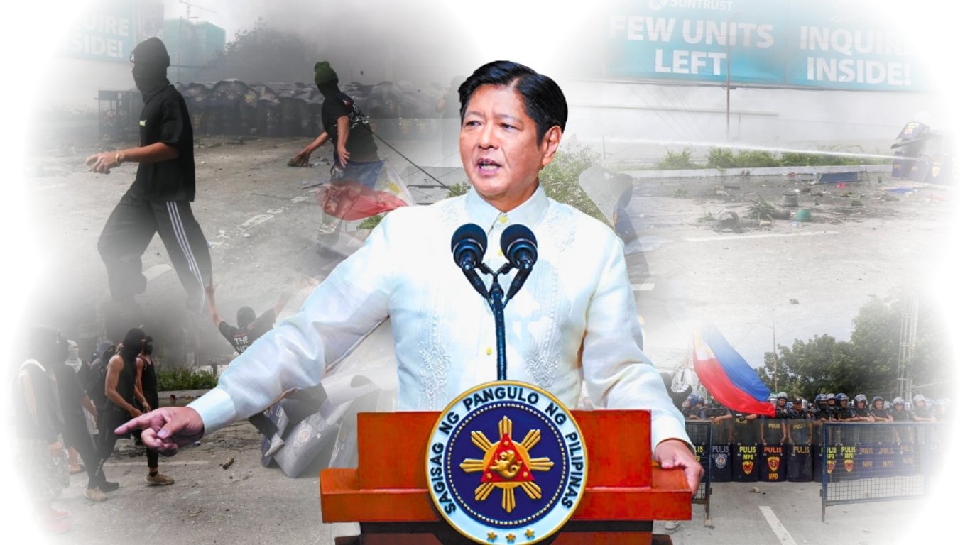Marcos warns violent protesters