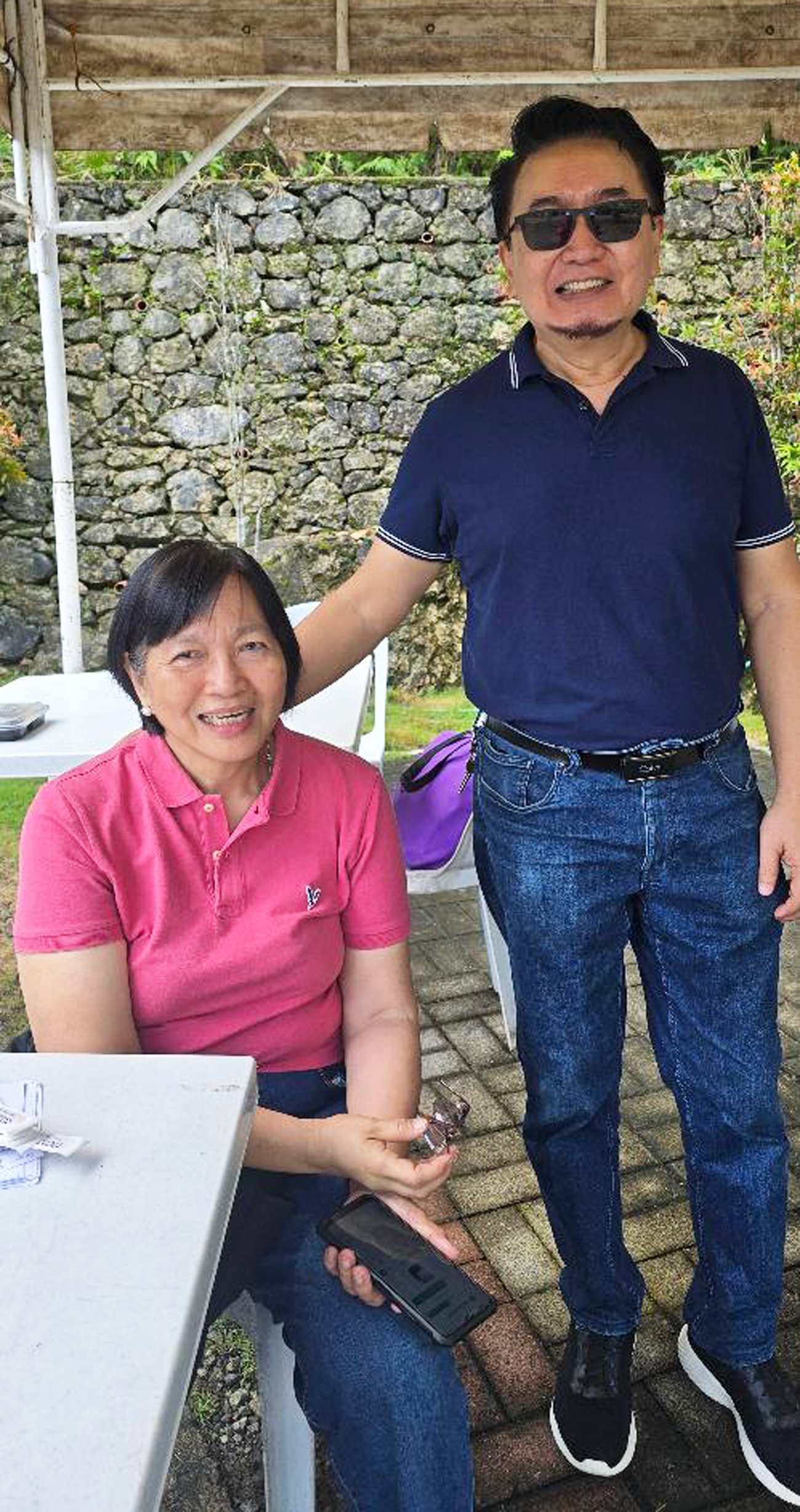 Pediatrician Celeste Cabahug with husband Levi Joselito Cabahug.