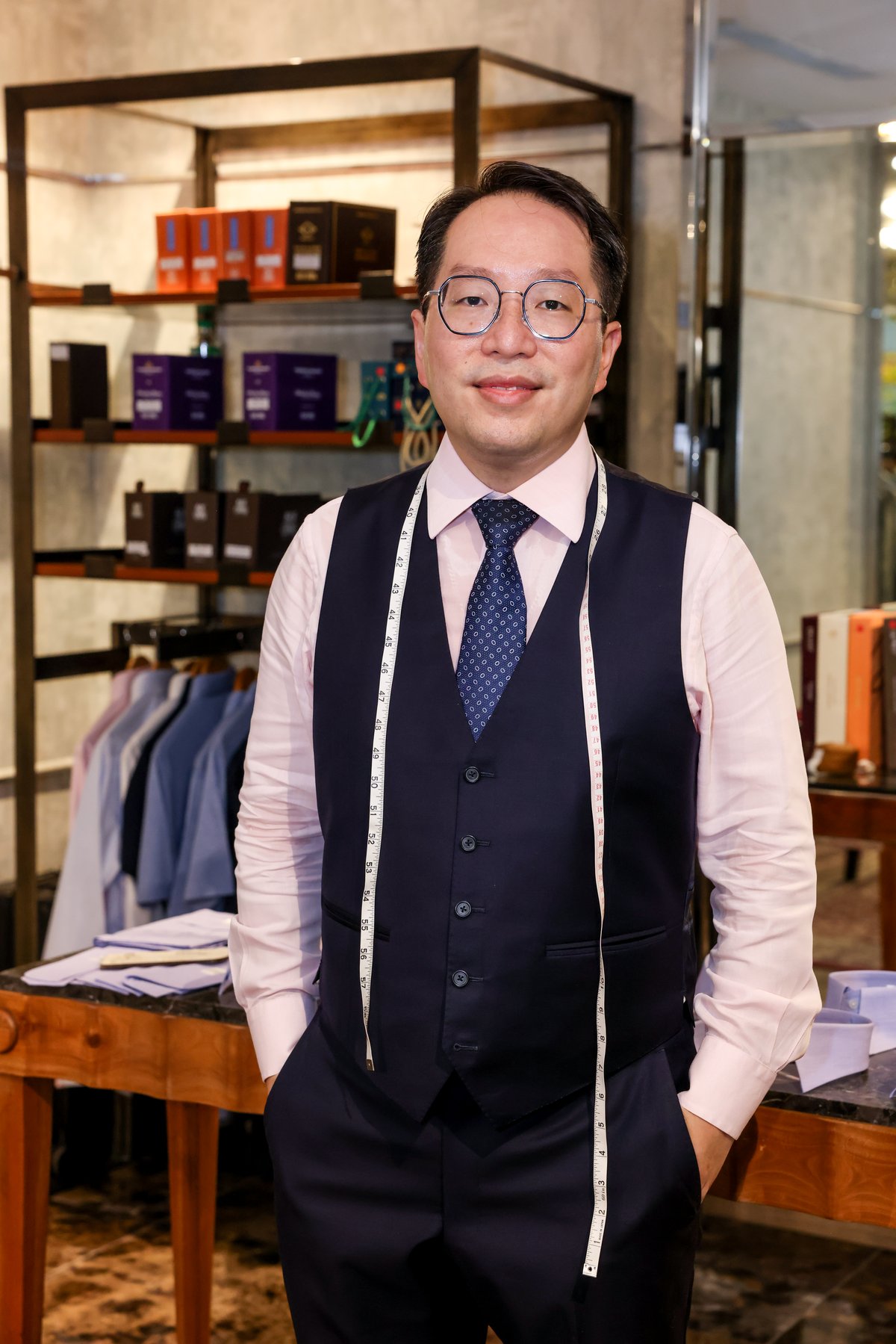 Ivan Yik, Senior Bespoke Tailor of Ascot Chang.