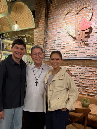 ‘Uplifting, unforgettable’: Sarah and Matteo reflect on dinner with Cardinal Tagle