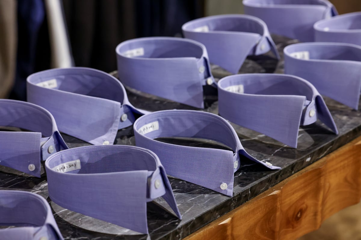 The Ascot Collar is now available on select Ready-to-Wear shirts at Rustan's Manila. The Ascot Collar is also available for all bespoke and Made-To-Order (MTO) shirts placed through Rustan’s.