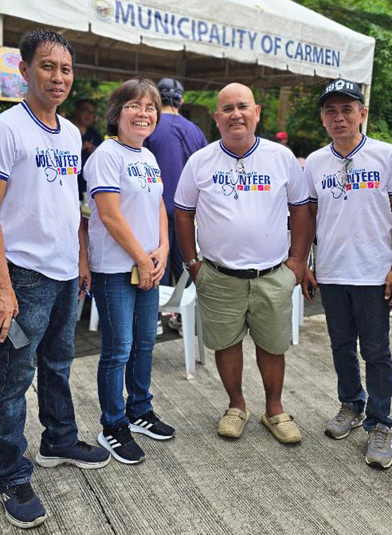 ‘Kapwa Ko, Mahal Ko’ volunteers: Daniel Maratas, Lolit Baguio, Carlo Mansueto and Danielo Teorica.