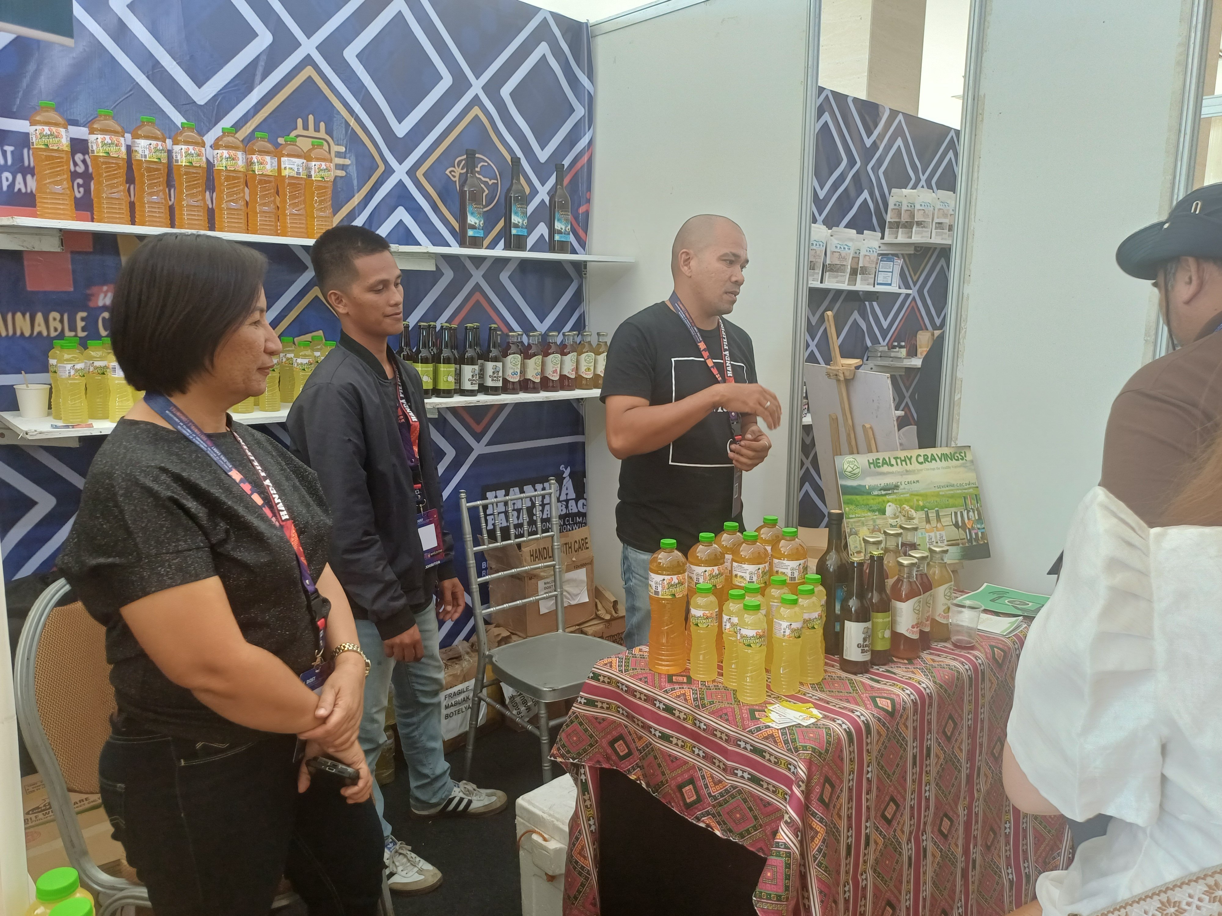 Exhibitors showcase groundbreaking technologies and localized innovations during the 2025 Regional Science, Technology and Innovation Week and the HANDA Pilipinas: Sa Bagong Pilipinas Mindanao Leg at the Marcian Garden Hotel in Zamboanga City organized by the Department of Science and Technology.