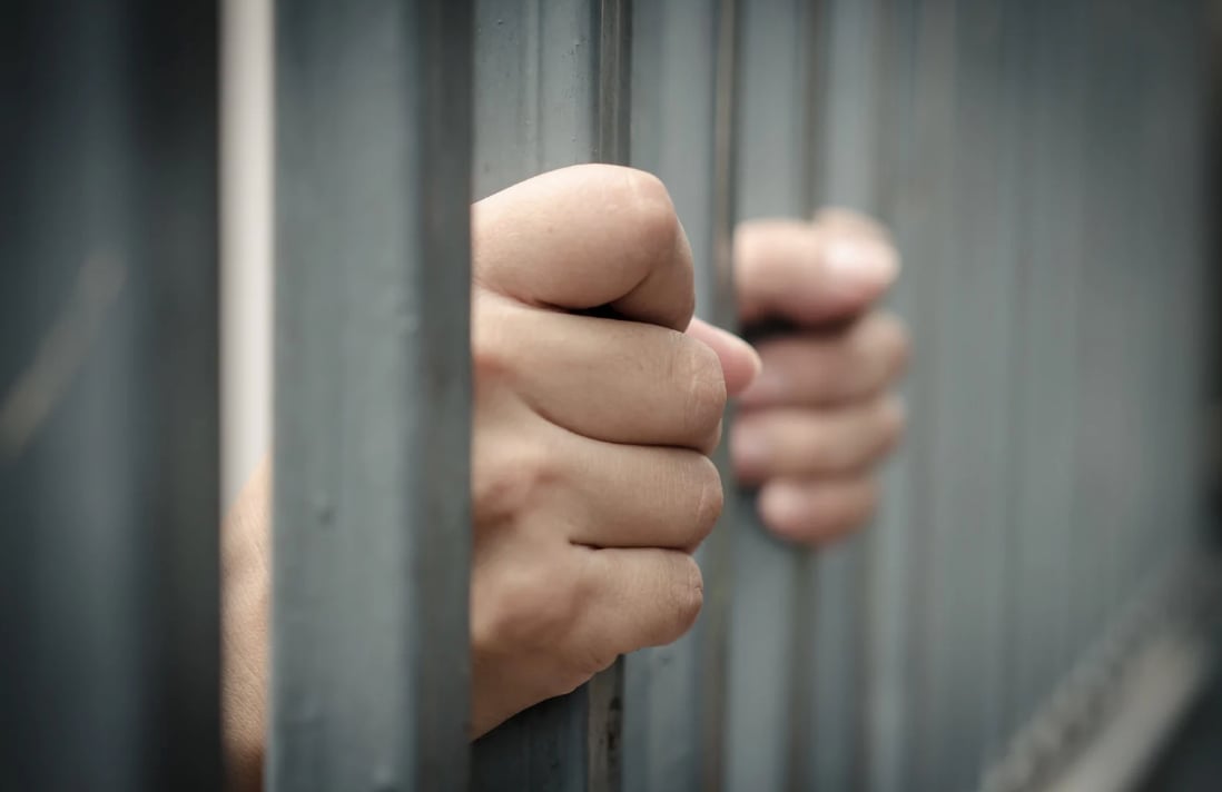 Female insurgent leader behind bars