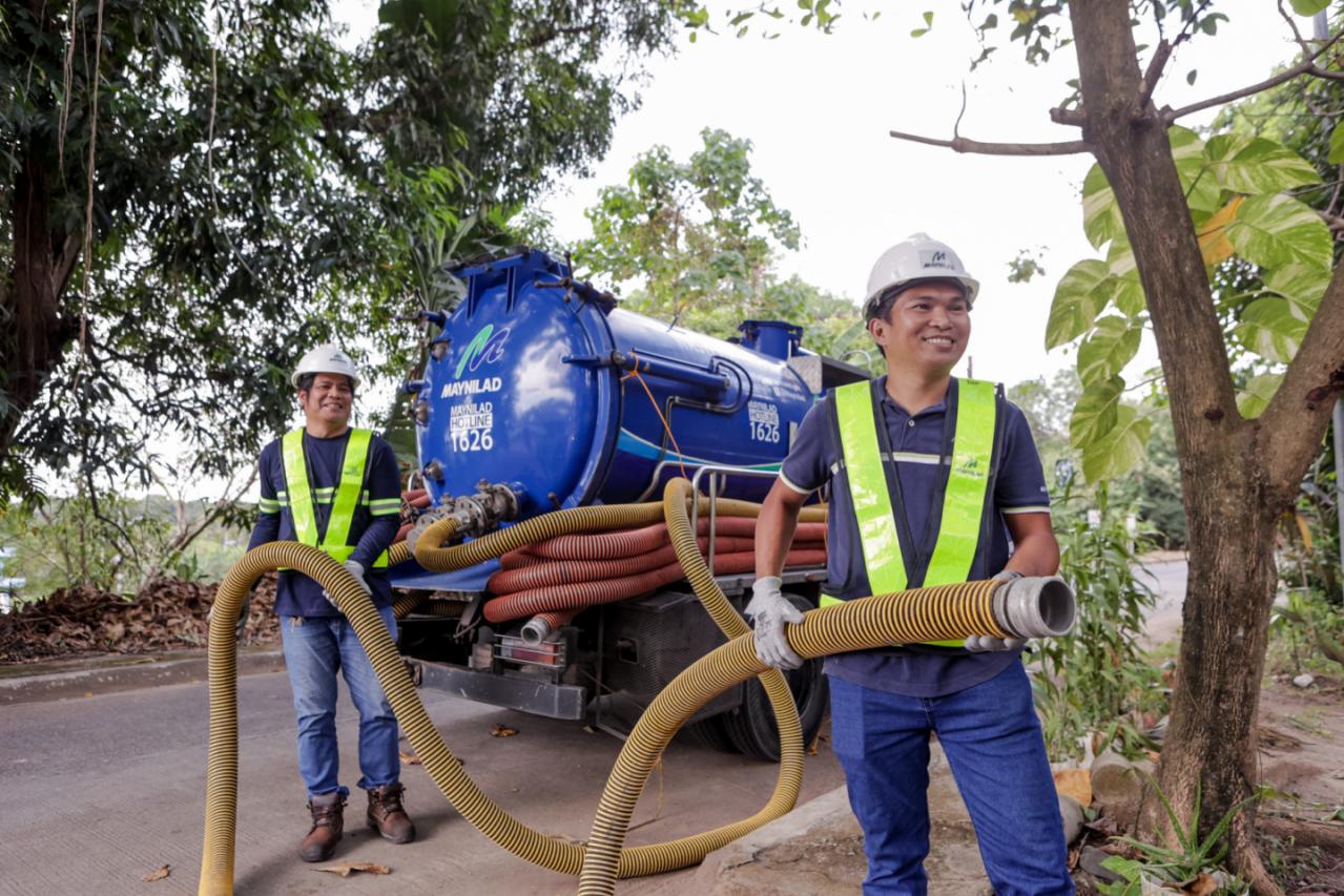 Maynilad strengthens community health with free septic tank cleaning this September